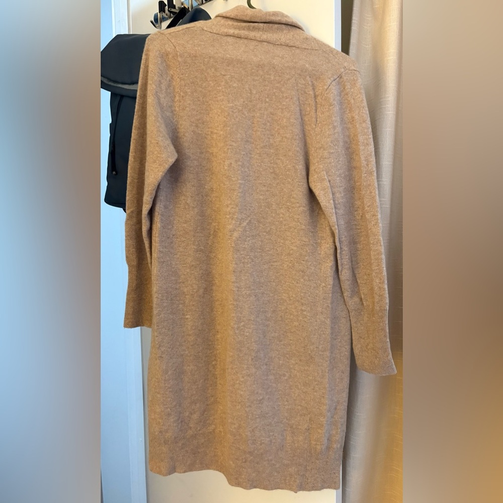 Quince Mongolian Cashmere Duster Cardigan Sweater - Picture 5 of 6